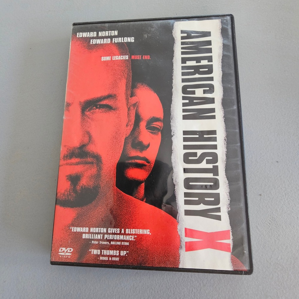American History X DVD Edward Norton Edward Furlong Widescreen Drama Movie